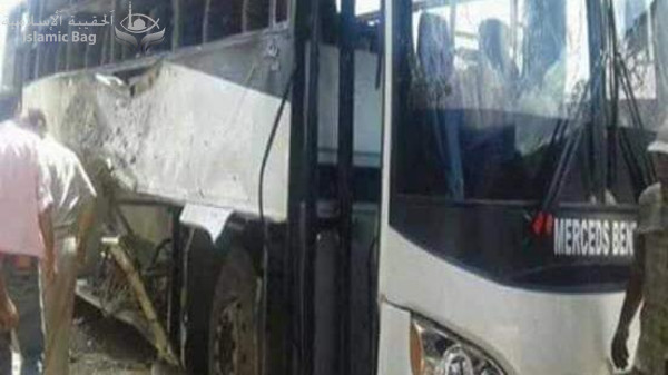 مصر .. أستشهاد 28 قبطي في هجوم بالرصاص على حافلة تقلهم